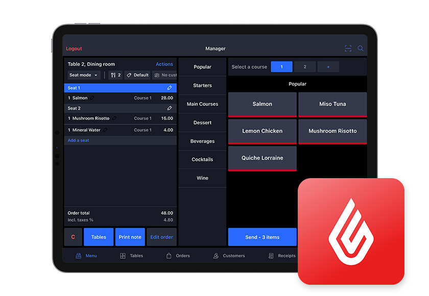 Lightspeed Restaurant K-Series integrations