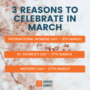 Visual and Colourful March Celebration Card