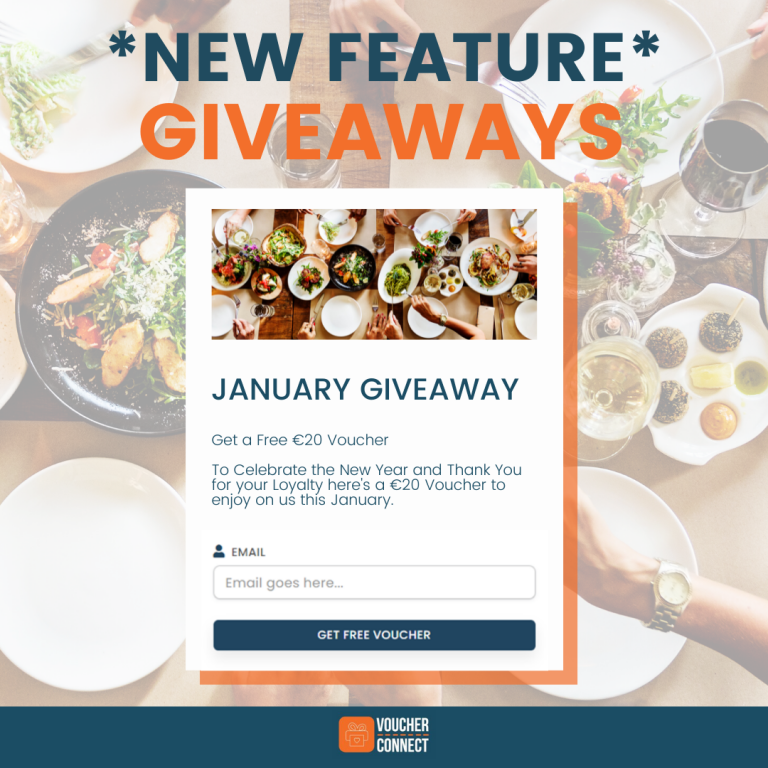 Brand new Visual and minimal free giveaways Vouchers