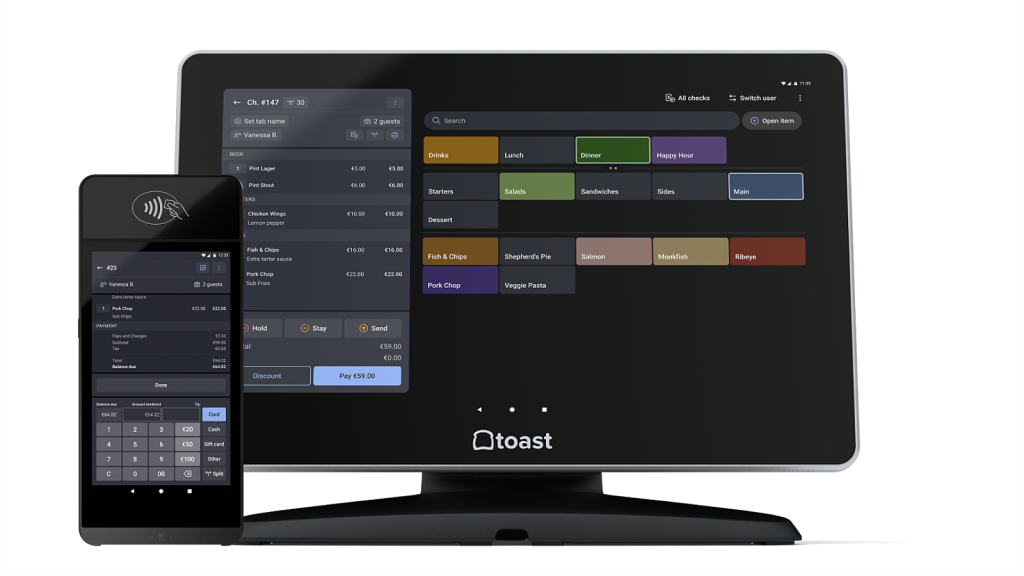 toast pos voucher connect integration